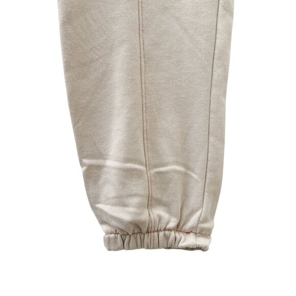 Le Lis Fleece Elastic Waist Pull On Jogger Pants Lined Pockets Beige Women XS - Picture 5 of 11